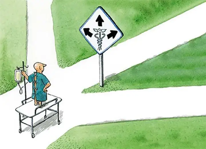 Atención médica y seguros médicos inaccesibles